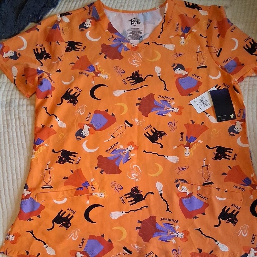 Disney Orange Halloween Kids Tee
